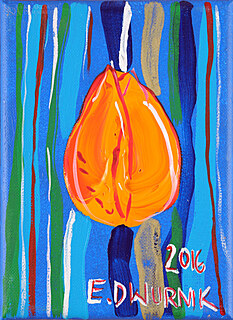 "Pomarańczowy tulipan" (2016)