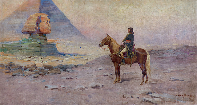 NAPOLEON PRZED SFINKSEM, 1929