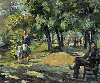 ALEJKA W PARKU, 1949