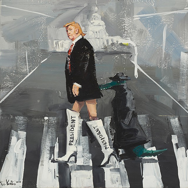 President - erect / Donald Trump, 2020