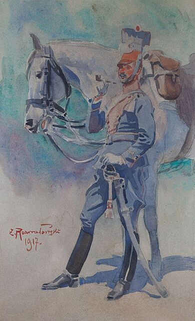 BELINIAK Z FAJKĄ, 1917