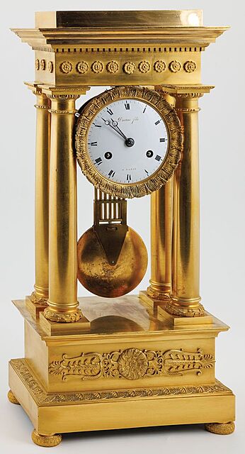 ZEGAR PORTYKOWY, Francja, Paryż, D’Artois fils, ok. 1820