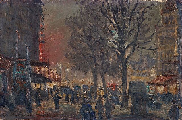 PARYSKI BULWAR NOCĄ, 1948