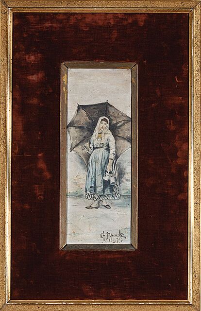 DZIEWCZYNA Z PARASOLEM, 1897