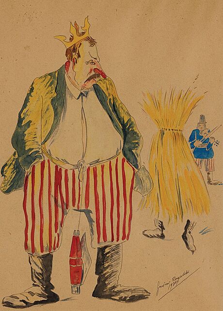 KARYKATURA WINCENTEGO WITOSA, 1924