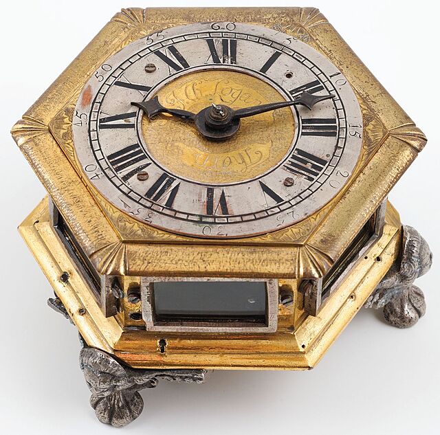 ZEGAR KAFLOWY, Polska, Toruń, Johann Christian Logan, ok. 1760