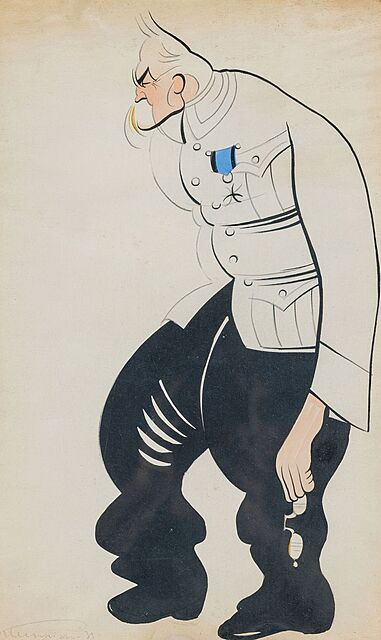 KARYKATURA JÓZEFA PIŁSUDSKIEGO, 1933