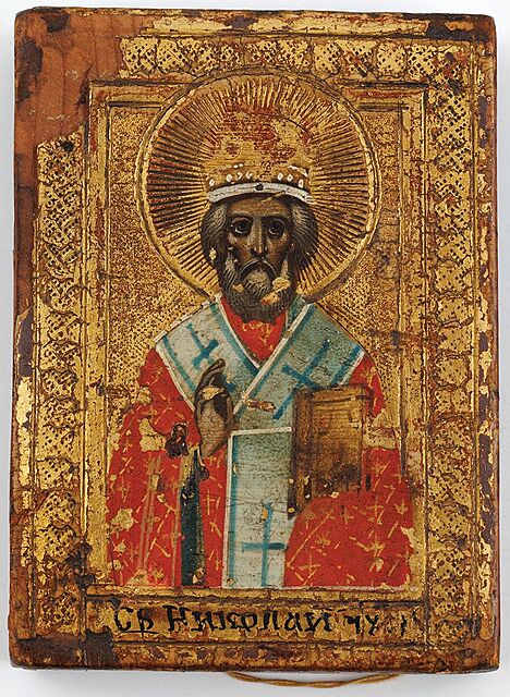IKONA ŚW. MIKOŁAJ, Rosja, XIX w.