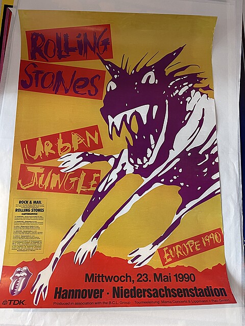 Rolling Stones. Urban Jungle. Europe 1990