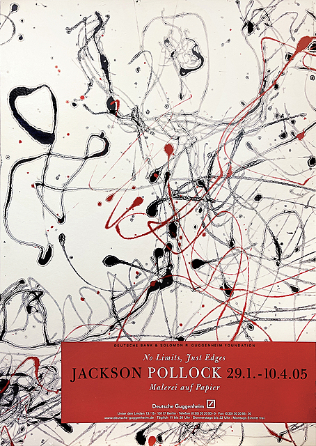 No Limits, Just Edges. Jackson Pollock. Malerei auf Papier, 2005