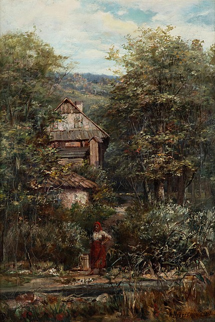 Dziewczyna nad wodą, 1898 r.