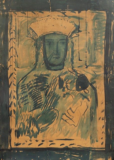 Matka Boska Częstochowska - szkic