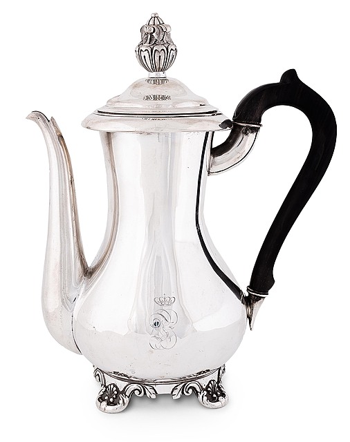 Dzbanek do kawy, Orafo Giacomo Vincenzi, (1801–1837), Modena, ok. 1830 r.