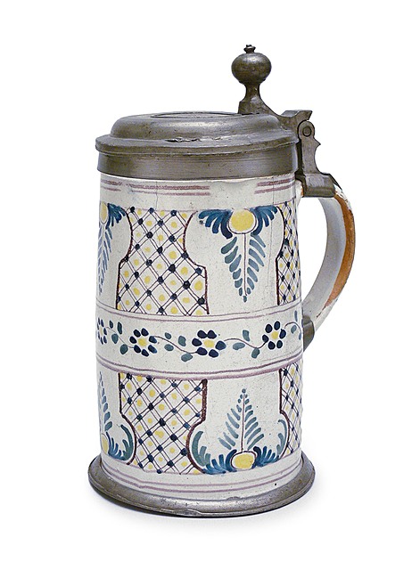 Kufel z pokrywą, Schrezheim, 2 poł. XVIII w.