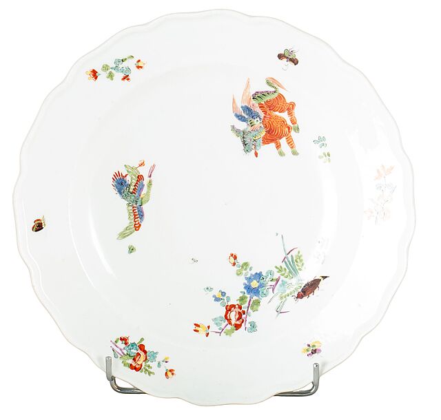 Talerz, Miśnia , lata 1735-1740