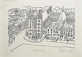 Kraków Kościół Mariacki (A/A; sygn. przez autora)
