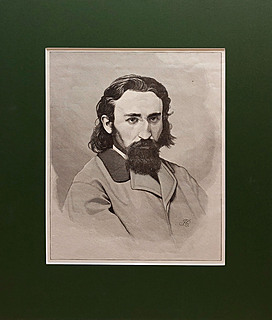Portret Jana Matejki (rytował Józef Holewiński)