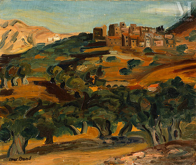 Widok Roussillon w Prowansji