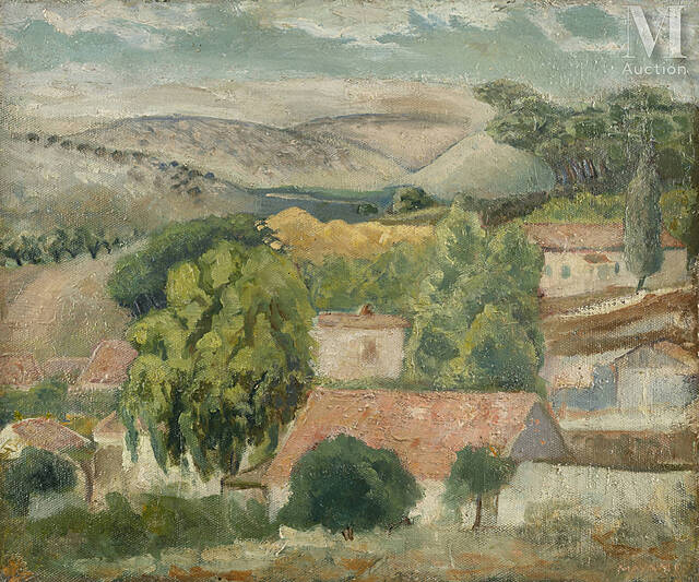 Pejzaż Zichronu Jaakowa, 1946