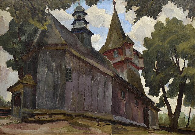 Kościółek w Radziszowie, ok. 1920