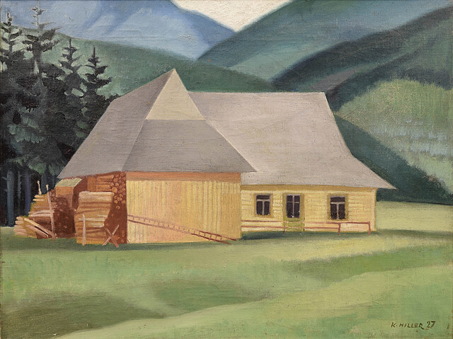 Pejzaż z Zakopanego (Bacówka), 1927