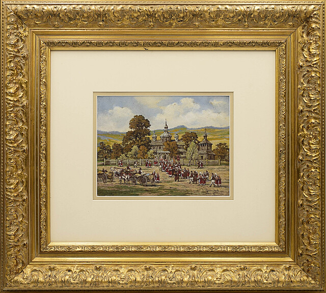 Procesja w Synowództwie Wyżnym, 1902