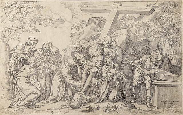 Zdjęcie z krzyża, 1583