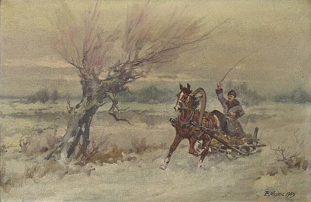 Na saniach, 1989