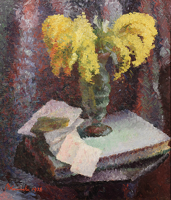 Mimozy w wazonie, 1938