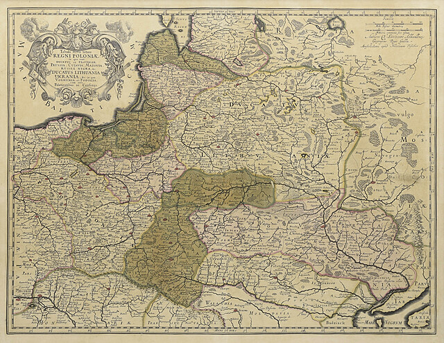 Mapa ziemi Rzeczpospolitej