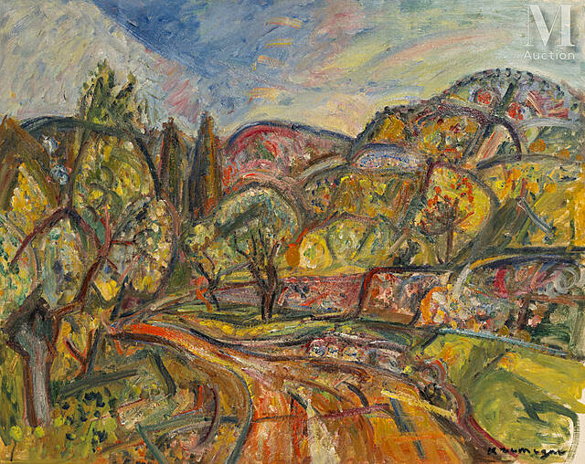 Wzgórza w Céret, 1960