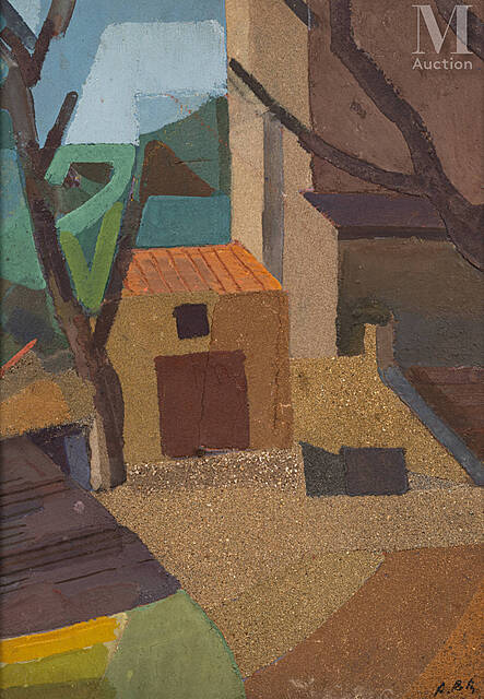 Dom z pomarańczowymi kafelkami, 1947