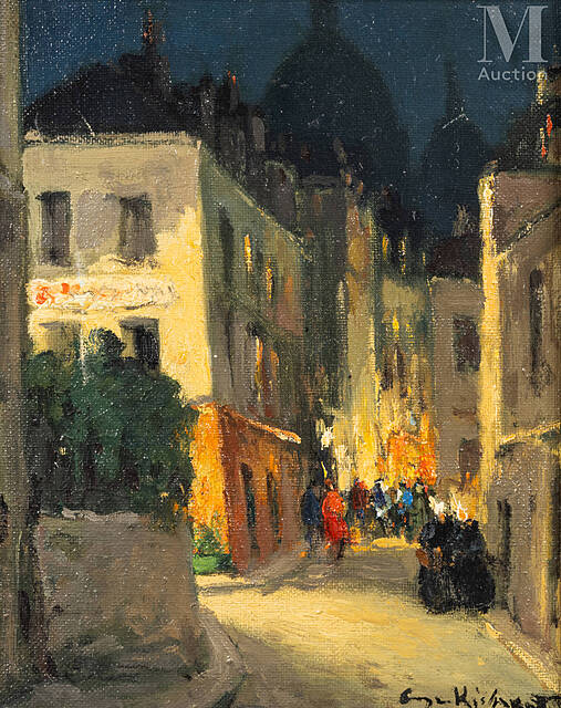Montmartre nocą