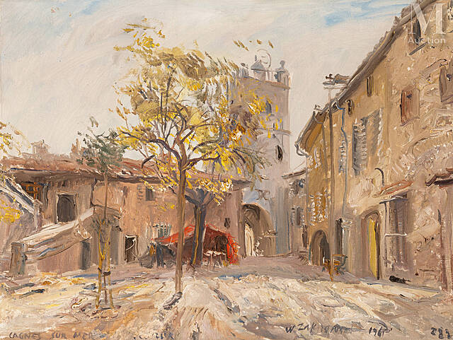 Grimaldi i Porte de Nice w Cagnes-sur-Mer, 1961