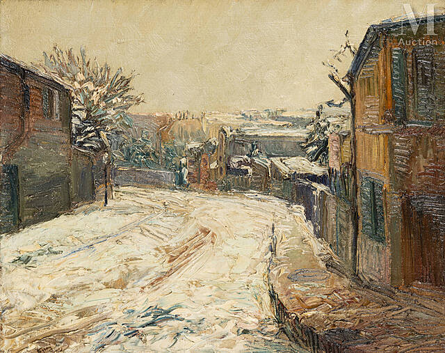 Zaśnieżony Montmartre, 1912