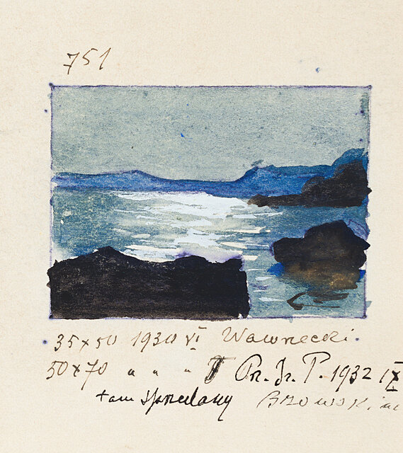 Nadmorski nokturn, 1930