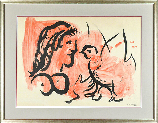 Woman and bird, 1954 (Femme à l’oiseau)