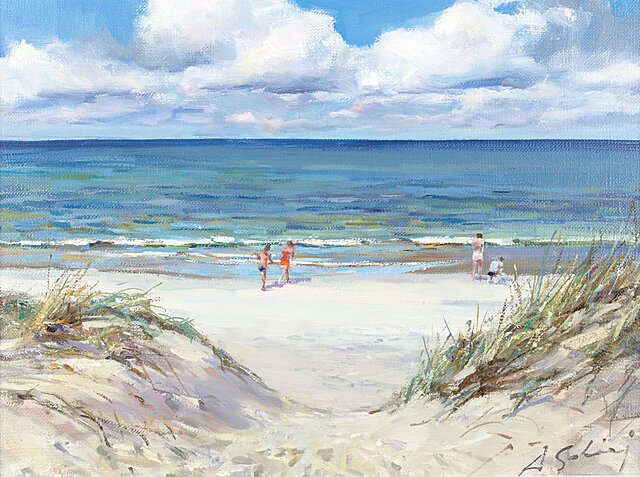 Wejście na plażę