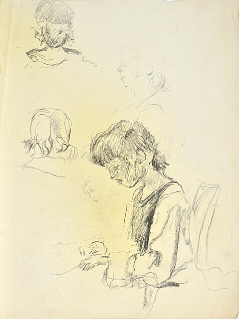 Studia głowy dziewczynki, 1926