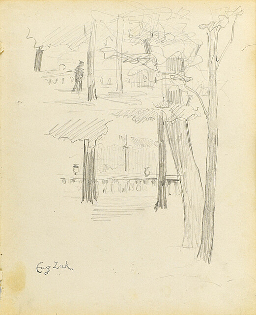 Motywa z parku [Paryskiego?], 1904