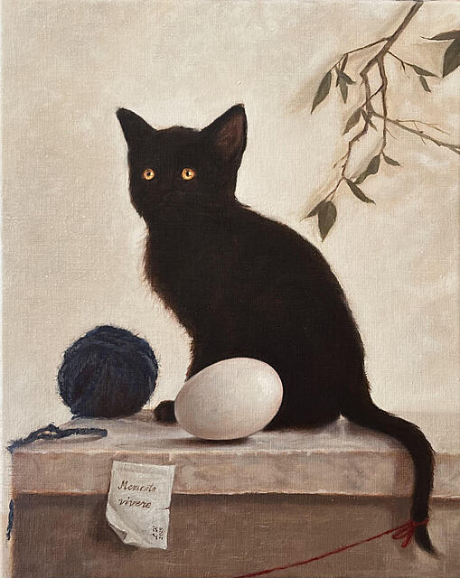 The cat with golden eyes, 2025