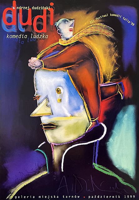 III Festiwal Komedii Talia '99. Dudi Andrzej Dudziński. Komedia Ludzka. Galeria Miejska Tarnów, 1999