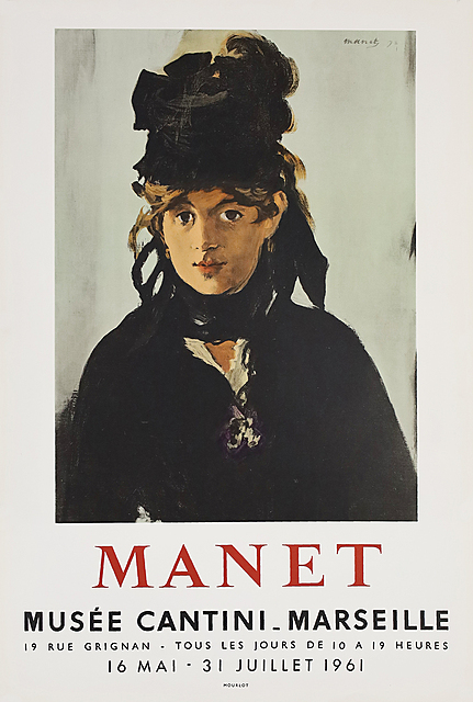 Manet, Musee Cantini - Marseille, 1961