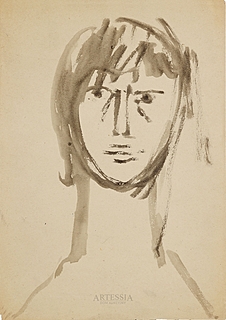 Autoportret, lata 50-te XX w.