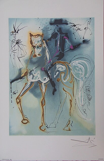Pikador, 1983. Z cyklu: Les Chevaux de Dali (Konie dalińskie)