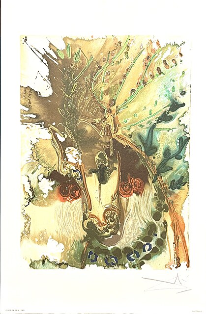 Bucefał. Z cyklu: Les Chevaux de Dali (Konie dalińskie), 1983