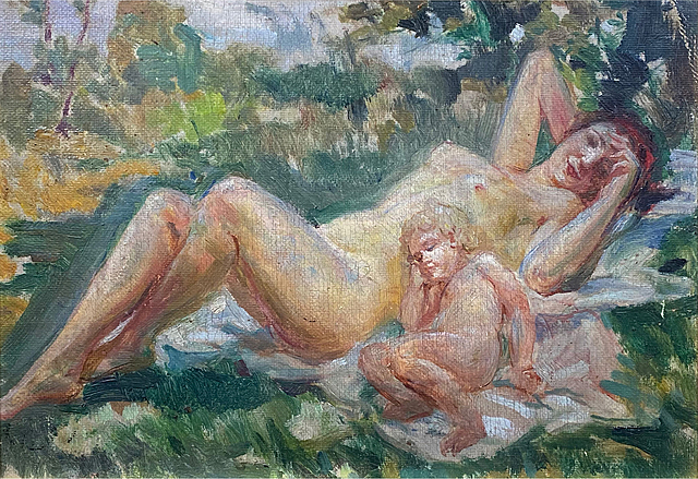 Odpoczynek w słońcu, 1938 r.
