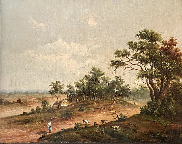 Pejzaż wiejski, 1866 r.
