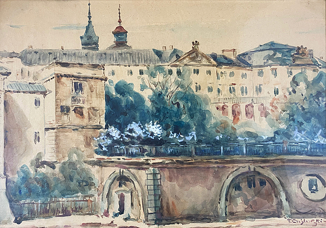 Warszawa-Widok na Arkady Kubickiego