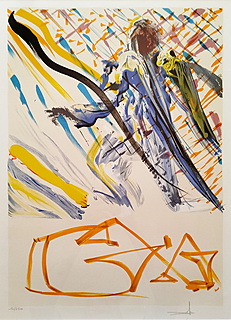 "La parole divine" z cyklu "Les Vitraux", 1974